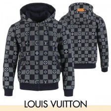 루* 체스 나염 후드 집업