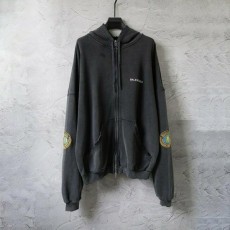 발**** 패치 후드 집업