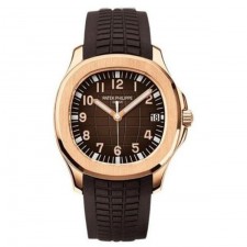 파텍** 아쿠아넛 로즈골드 브라운다이얼 5167R