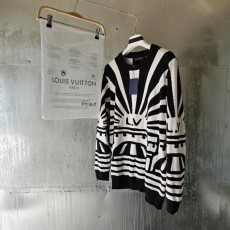 루* 자카드 울 풀 오버 니트 티셔츠