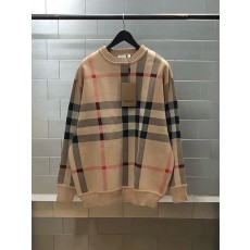 버** 울 체크 니트