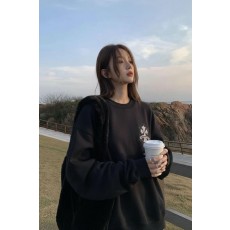 크* 십자가 레터링 자수 워싱 맨투맨 수입최고급(남녀공용)