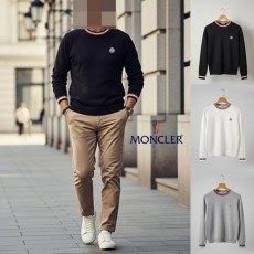 삼선 라운드 니트