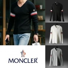 양삼선 골지 브이넥 니트