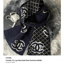 샤* CC 로고 리버서블 캐시미어 머플러