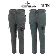 스* 안기모 피그먼트워싱 스판 카고 베이직핏 팬츠