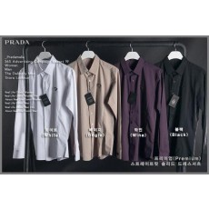 프** 스트레이트핏 솔리드 드레스 셔츠