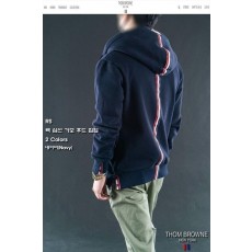 톰* 백 삼선 기모 후드 집업