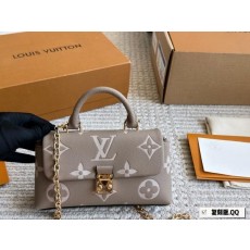 루* 마들렌 MM 바이 컬러 모노그램 앙프렝뜨 가죽