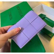 보** 퍼플 인트레치아토 명함 카드지갑