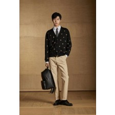 루* 골드자수 가디건