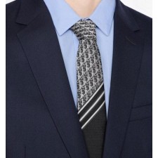 디* 오블리크 스트라이프 넥타이