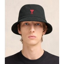 아* A 하트자수 버킷햇