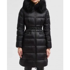 Boedic black fur Down Jacket 보에딕 블랙퍼 구스다운 신상 여성용