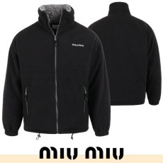 미*** 레터링 로고 플리스 다운 재킷 100 오리털