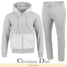 디* 오블리크 배색 후드 집업 셋업 기모 원단