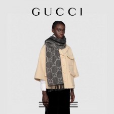 구* 시그니쳐 빈티지 gg 패턴 머플러