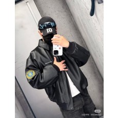 발**** 패치 에코레더자켓