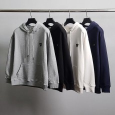 꼼* 블랙와펜 코튼 후드티