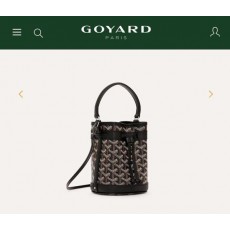 고** 쁘띠플로 미니 버킷백 ㅡ 블랙