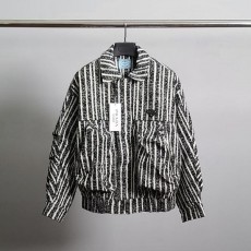 프** 구스다운 로고와펜 지브라 패딩 점퍼