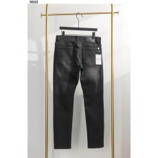 남성 기모 블랙 데님 팬츠