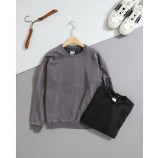 C* 컴퍼니 가먼트다잉 립드커프 맨투맨