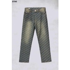 디* 오블리크 워싱 스트레이트 데님 팬츠