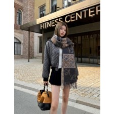 로** 아나그램 체크보드 울캐시 머플러수입최고급