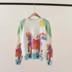 에*** 해 무지개말 니트