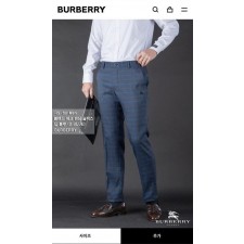 버** 블렌드 체크 밴딩 슬랙스