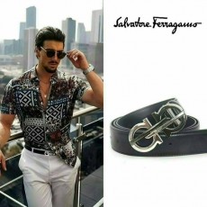 페*** 더블간치니 실버블랙 벨트