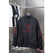 발**** M1156 라이언 크럽 셔링 봄버 자켓