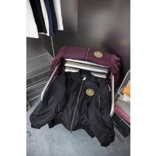 발**** M1155 로고 패치 셔링 봄버 자켓