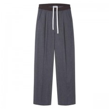 미*** M1186 로고 핀 스트라이프 버진 트랙 팬츠