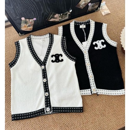 셀** 25 트리옹프 브이넥 니트 베스트  수입