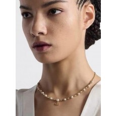 디* 진주 스톤 목걸이