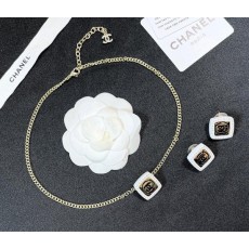 샤* 사각 목걸이 귀걸이