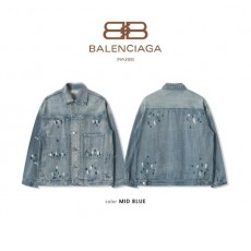 발**** 핸드페인팅 워싱 데님 자켓