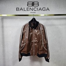 발**** 투웨이 레더 하이넥 자켓