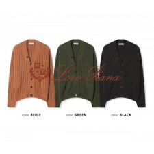 로* 피아나 유니섹스 엣지 단추 가디건