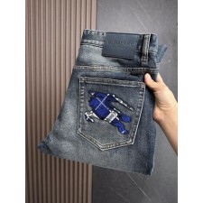 버** 로고 보풀자수 워싱스판 데님진수입최고급