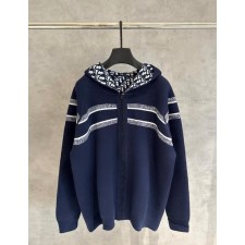 디* 오블리크 양면 후드집업