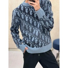 디* 오블리크 패턴 울니트