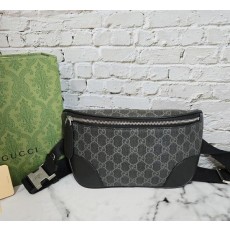 구* 고급 GG 엠블럼 벨트백 블랙