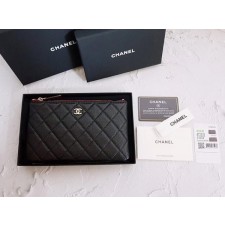 샤* 고급 박스 캐비어 파우치 클러치 금장 스몰