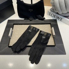 버** B 포인트 핸드 스웨이드 장갑