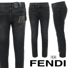 펜* 레터링 자수 로고 블랙 슬림 일자진 기모 원단