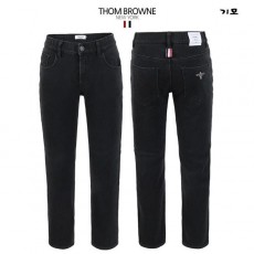 톰* 융기모 올블랙 히든밴딩 슬림팬츠