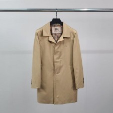 버** 기사자수 트렌치 코트